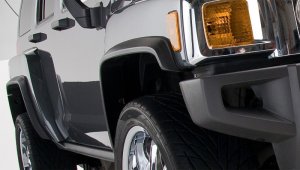 Hummer H3 Fender Flares - Husky Liners - OE Style - Matte Black - `06-`10